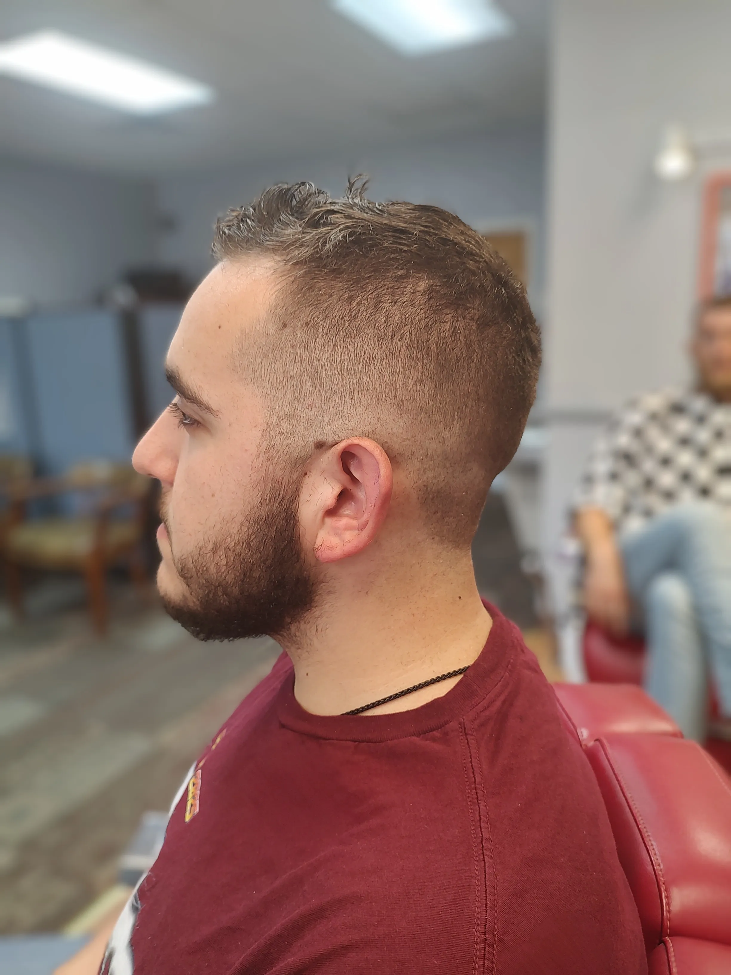 Men's fade haircut